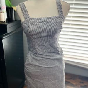 Hollister striped dress with pockets